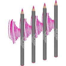 1001 Uzun Süre Kalıcı Dağılma Yapmayan Nemlendirici Dudak Kalemi - Lipliner Pencil 13 True Fuchsia (