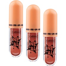 1001 One For All 08 Born Again Eyes & Lips & Cheeks Likit Göz Farı (3 Paketi)