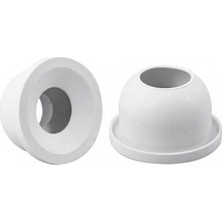 1001 Lavabo Adaptör Contası, Beyaz, 2'li Paket, Sızdırmaz Bağlantı Için Uygun