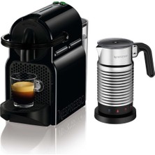 1001 Inissia D40 Siyah + Aeroccino 4 Kahve Makinesi Seti