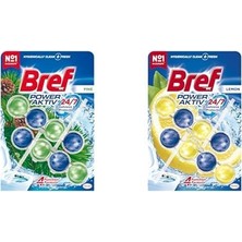 1001 Wc Seti | Power Aktiv Çam Kokulu 2'li, 1 x 2 Adet, Çam 2, Ikili X1 + Power Aktiv Limon Duo Pack 2