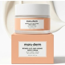 1001 Maruderm Retinol%0.3 Yaşlanma Karşıtı Gece Kremi – Kırışıklık Karşıtı Yenileyici Yüz
