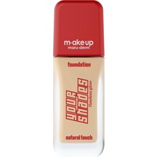 1001 Make Up Maruderm Pürüzsüz Görünüm Sağlayan Yarı Mat Bitişli Uzun Süre Kalıcı Fondöten 4