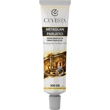 1001 Metaglan Parlatıcı Gümüş/bakır/altın/krom/çelik/pirinç/nikel Parlatma Cilası 100 Gram