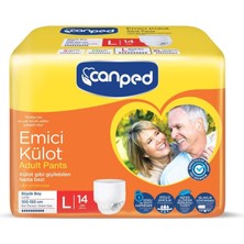 1001 Emici Külot Pants Hasta Yetişkin Bezi L - Büyük - Large 14 Adet Ekonomik Pk