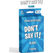 1001 Don't Say It! Klasik Yasaklı Kelime Kart Oyunu | 4+ Oyuncu, 12+ Yaş, 60 Saniye Süre, Takım Oyunu