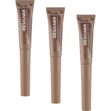 1001 Brown Designer 2 In 1 Filler & Shaper Brow Palette 111 (3 Paketi)