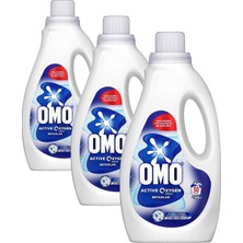1001 Active Oksijen Etkisi Beyazlar Için Sıvı Deterjan 1500 ml (3 Paketi)