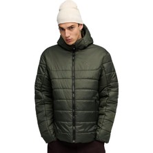 Puma Ess Hooded Padded Erkek Yeşil Günlük Stil Mont 68521170