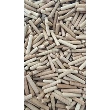 CATEKSSS Kavela 6X35 mm 100 Adet (Fırınlanmış Kayın) Kavela Bağlantı Pimi Kahverengi