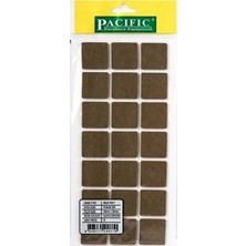 CATEKSSS 30X30 mm Yapışkanlı Keçe Mobilya Masa Sandalye Parke Zemin Koruyu Kaydırmaz Keçe (21LI Paket) Kahver