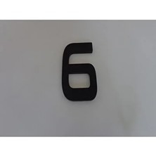 CATEKSSS 6 cm Kapı Daire Villa Bina Birim Numarası No:6 Plastik