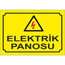 CATEKSSS Elektrik Panosu 21X35 Arkası Sticker