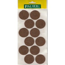 CATEKSSS 40 mm Yapışkanlı Yuvarlak Keçe Mobilya Masa Sandalye Parke Zemin Koruyu Kaydırmaz Keçe (12Lİ Paket)