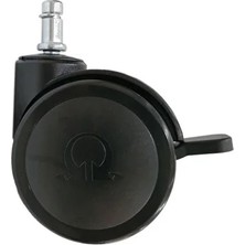 CATEKSSS 75 Lik Yedek Parça Pimli Döner Tekerlek Frenli Çap: 75 mm Yeşil