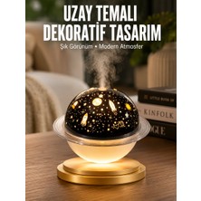 Marsilyan Aromaterapi Hava Nemlendirici Gece Lambası Uzay Model Satürn Oda Kokusu - MCT3767-2389