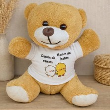 Uslucan Alışveriş Canım Da Canım Balım Da Balım Tişörtlü Peluş Ayıcık