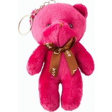 Zero Land Aconcept Ayıcık Peluş Çanta Anahtarlık 13 cm - Fuşya