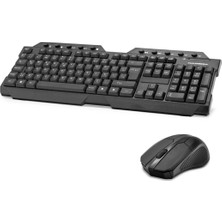 Uslucan Alışveriş Ireless Klavye Mouse Set Q Siyah HD842