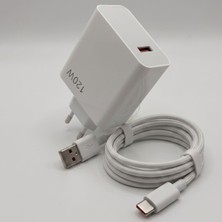 Közen 120W Ultra Hızlı Şarj Adaptörü ve Type-C Data Kablosu Seti - 120W Maksimum Güç