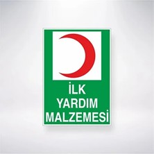 CATEKSSS Ilk Yardım Malzemesi 21X35 Arkası Arkası Yapışkanlı Sticker