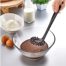 CATEKSSS 2 Adet Modern Spiral Çırpıcı Yanmaz Yapışmaz Çizmez Süt Kek Yumurta Çırpıcı Pratik Çırpıcı 28 cm Pla