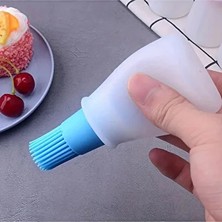 CATEKSSS Ucu Fırçalı Yağdanlık/sos Sürme Aparatı Mavi