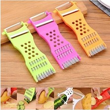 CATEKSSS 5'i 1 Arada Çok Fonksiyonlu Pratik Sebze Soyacak ve Rende Seti Plastik