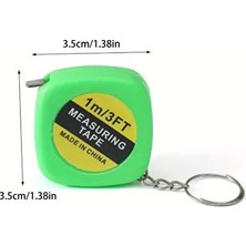 CATEKSSS Çelik Anahtarlık Şerit Metre (1 Metre) 35MMX35MM 1 M