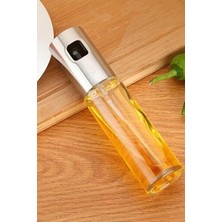 CATEKSSS Zeytinyağı Cam Sprey Şişesi Sirke Yağ Püskürtücü Barbekü Sosu Karışık Renk Yağdanlık 100 ml Beyaz