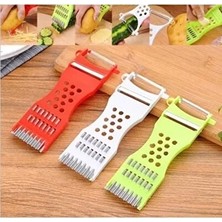 CATEKSSS 5 In 1 Çok Fonksiyonlu Sebze Meyve Soyucu Dilimleyici Meyve Plastik Tr Plastik