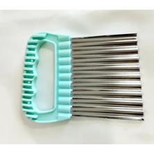 CATEKSSS Tırtıklı Patates Cips Dilimleyici Çelik