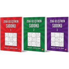Zeka Geliştiren Sudoku Seti (3 Kitap Takım)