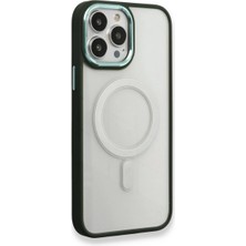 Alkar Ticaret Iphone 14 Pro Max Kılıf Room Magneticsafe Silikon - Köknar Yeşili