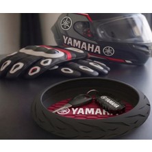 Ümraniye 3D Motogift Yamaha Motosiklet Tutkunlarına Özel Lastik Tasarımlı Masaüstü Anahtarlık Kasesi
