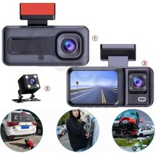 Akıllı Bayi 2 Inç Araç Içi Kameralı Ekran 1080P Full Hd Kaliteli Hafıza Kart Destekli