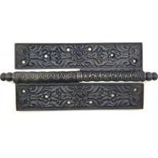 Antika Tarz Dekoratif Pirinç Lüks Okka Menteşe - 20CM, Oksit