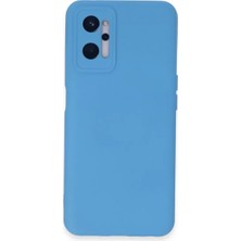 Alka Realme 9i 4g Kılıf Nano Içi Kadife Silikon - Mavi