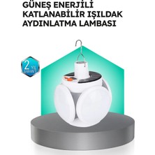 Akıllı Bayi Pratik Katlanabilir Solar LED Aydınlatma Lambası