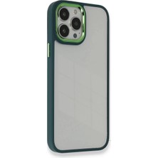 Akıllı Bayi Apple iPhone 14 Pro Max Kılıf Dora Kapak - Haki Yeşil