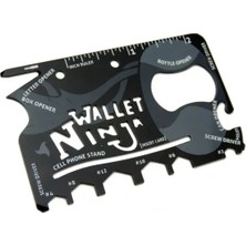 Alka Ninja Wallet Survival Acil Durum Kiti / Kartı - 18 In 1