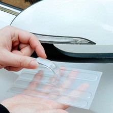 Alka Oto Darbe Koruyucu Şeffaf Kendiliğinden Yapışkanlı Bantlar 4 Adet