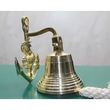 Alka Pirinç Duvara Asmalı Çapalı Çan 6098
