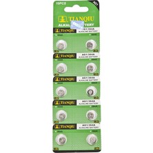 Tıanqıu Ag1 LR621/364 Alkalin 10'lu Düğme Pil