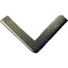 Alka Kitap, Kapak, Menü, Albüm Köşesi, Orta - 18X32MM, Nikel, 1000 Adet