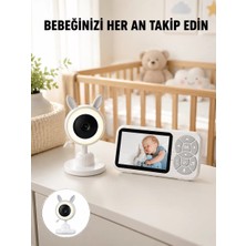 Alka Bebek Kamerası Karşılıklı Konuşma Rgb Işık Gece Görüşü ve Sıcaklık Alarmı Yeni Nesil