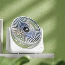 Alka Ally S21 Şarjlı Fan Ergonomik Ev Ofis Sessiz VANTILATÖR-(5775)