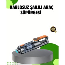 Alka Şarjlı Kablosuz El Süpürgesi Yüksek Emiş Güçlü ve Çok Başlıklı