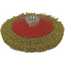Alka Partner 03033 M14 Vidalı  Sarı Telli Fırça 125 mm