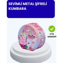 Alka Çocuk Para Kasası Anahtarlı Güvenli Tasarruf Kutusu